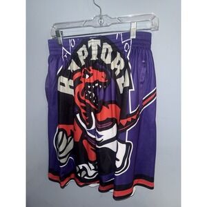 Mitchell & Ness Toronto Raptors Hardwood Classics Big Face shorts Medium EUC
